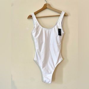 White swimsuit NWT